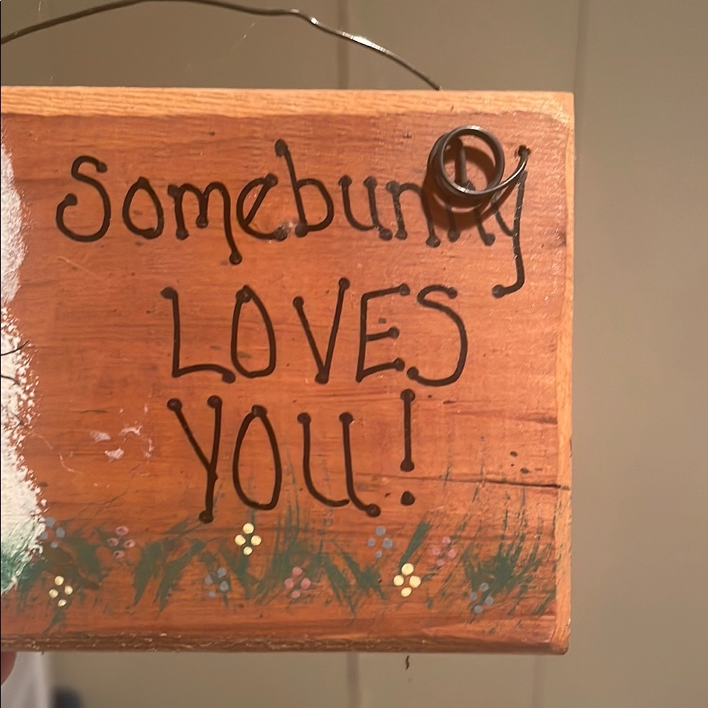 Rustic Brown Bunny Wall Sign - Picture 3 of 10